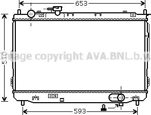 Prasco KAA2084 - Радіатор, охолодження двигуна autocars.com.ua