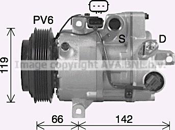 Prasco KAK314 - Компресор, кондиціонер autocars.com.ua