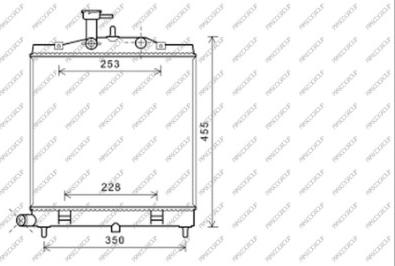Prasco KI320R003 - Радіатор, охолодження двигуна autocars.com.ua