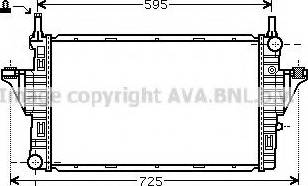 Prasco MC2006 - Радіатор, охолодження двигуна autocars.com.ua
