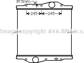 Prasco ME2247N - Радиатор, охлаждение двигателя autodnr.net