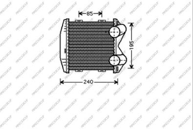 Prasco ME302N001 - Интеркулер autocars.com.ua