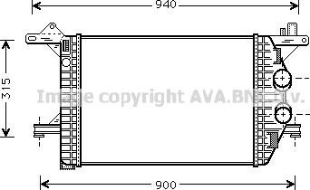 Prasco ME4172 - Интеркулер autocars.com.ua