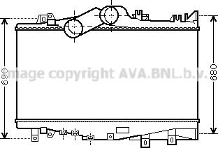 Prasco ME4224 - Интеркулер autocars.com.ua