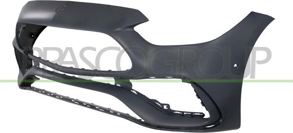 Prasco ME4501011 - Буфер, бампер autocars.com.ua
