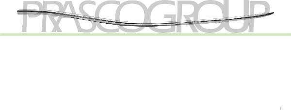 Prasco ME4501214 - Облицювання / захисна накладка, буфер autocars.com.ua