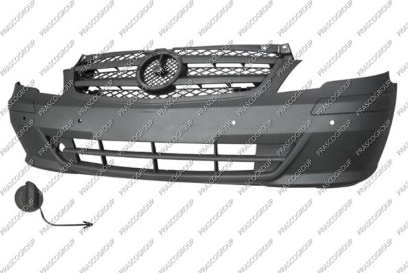 Prasco ME9101012 - Буфер, бампер autocars.com.ua