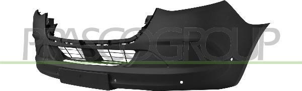 Prasco ME9231011 - Буфер, бампер autocars.com.ua