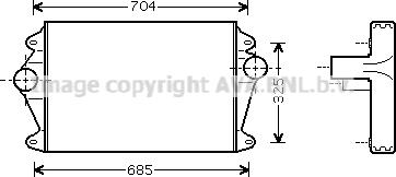 Prasco MN4037 - Интеркулер, теплообменник турбины avtokuzovplus.com.ua