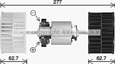 Prasco MN8139 - Электродвигатель, вентиляция салона autodnr.net