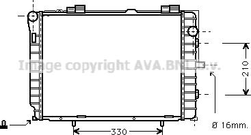 Prasco MS2229 - Радиатор, охлаждение двигателя autodnr.net