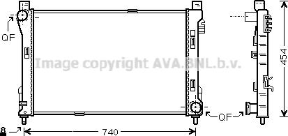 Prasco MS2288 - Радиатор, охлаждение двигателя avtokuzovplus.com.ua