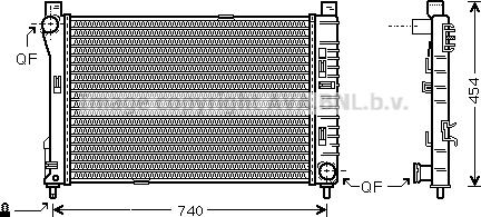 Prasco MS2378 - Радиатор, охлаждение двигателя avtokuzovplus.com.ua