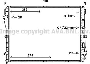 Prasco MS2667 - Радиатор, охлаждение двигателя avtokuzovplus.com.ua