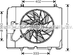 Prasco MS7502 - Вентилятор, охлаждение двигателя autodnr.net