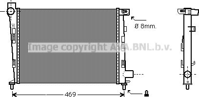 Prasco MSA2310 - Радиатор, охлаждение двигателя avtokuzovplus.com.ua