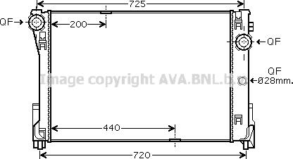 Prasco MSA2474 - Радиатор, охлаждение двигателя avtokuzovplus.com.ua