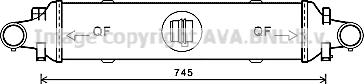 Prasco MSA4593 - Интеркулер, теплообменник турбины avtokuzovplus.com.ua