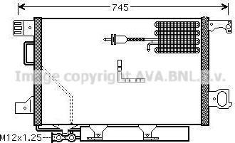 Prasco MSA5361D - Конденсатор кондиционера avtokuzovplus.com.ua