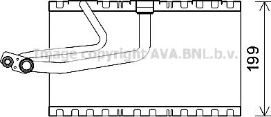 Prasco MSV641 - Випарник, кондиціонер autocars.com.ua