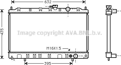 Prasco MT2126 - Радиатор, охлаждение двигателя avtokuzovplus.com.ua