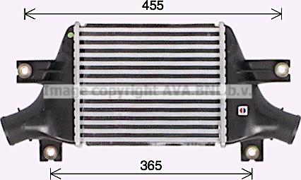 Prasco MT4273 - Интеркулер, теплообменник турбины avtokuzovplus.com.ua