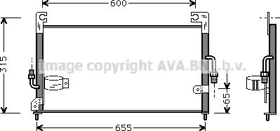 Prasco MT5118 - Конденсатор, кондиціонер autocars.com.ua