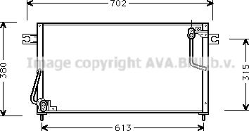Prasco MT5146 - Конденсатор, кондиціонер autocars.com.ua
