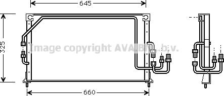 Prasco MT5149 - Конденсатор, кондиціонер autocars.com.ua