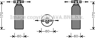 Prasco MTD155 - Осушувач, кондиціонер autocars.com.ua