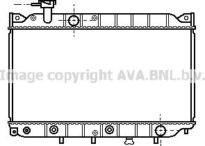 Prasco MZ2004 - Радіатор, охолодження двигуна autocars.com.ua