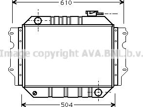 Prasco MZ2009 - Радіатор, охолодження двигуна autocars.com.ua