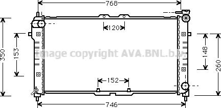 Prasco MZ2027 - Радиатор, охлаждение двигателя avtokuzovplus.com.ua