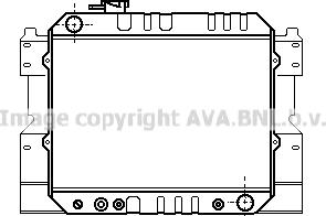 Prasco MZ2033 - Радіатор, охолодження двигуна autocars.com.ua