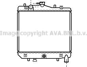 Prasco MZ2042 - Радіатор, охолодження двигуна autocars.com.ua