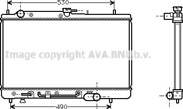 Prasco MZ2068 - Радіатор, охолодження двигуна autocars.com.ua