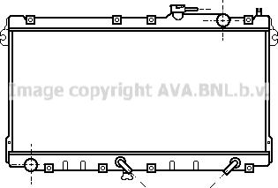 Prasco MZ2094 - Радіатор, охолодження двигуна autocars.com.ua