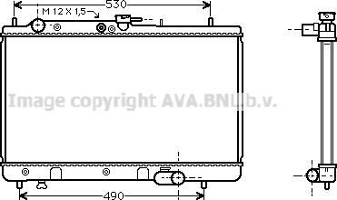 Prasco MZ2095 - Радиатор, охлаждение двигателя avtokuzovplus.com.ua