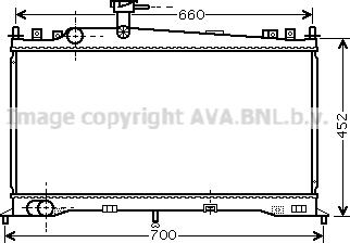 Prasco MZ2160 - Радиатор, охлаждение двигателя avtokuzovplus.com.ua