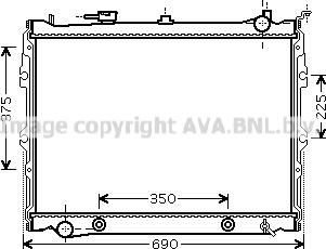 Prasco MZ2190 - Радіатор, охолодження двигуна autocars.com.ua