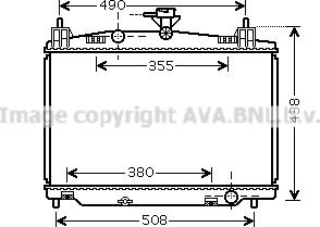 Prasco MZ2213 - Радіатор, охолодження двигуна autocars.com.ua