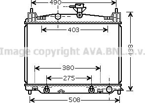 Prasco MZ2215 - Радіатор, охолодження двигуна autocars.com.ua