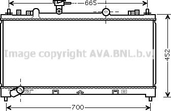 Prasco MZ2226 - Радіатор, охолодження двигуна autocars.com.ua