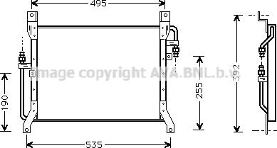 Prasco MZ5131 - Конденсатор, кондиціонер autocars.com.ua