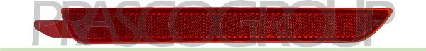 Prasco MZ6304354 - Відбивач, гальмо / габаритний вогонь autocars.com.ua