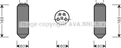 Prasco MZD036 - Осушувач, кондиціонер autocars.com.ua