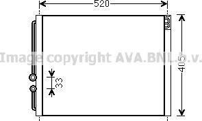 Prasco NH5029 - Конденсатор кондиционера avtokuzovplus.com.ua