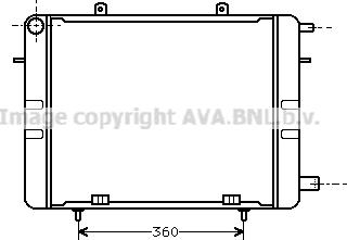 Prasco OL2042 - Радіатор, охолодження двигуна autocars.com.ua