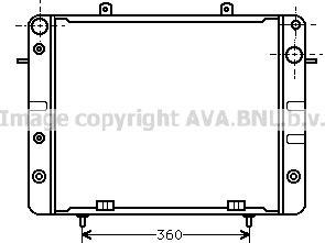 Prasco OL2057 - Радіатор, охолодження двигуна autocars.com.ua