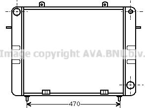 Prasco OL2070 - Радіатор, охолодження двигуна autocars.com.ua